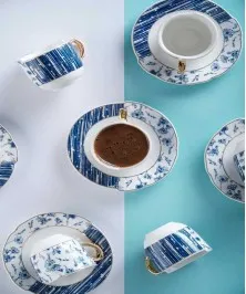 Alice Set of 6 Coffee Cups - 90 ml