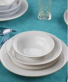 Istanbul 6 Person 24 Piece Gold Dinnerware Set
