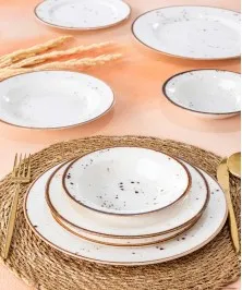 Defne 6 Person 24 Piece Dinnerware Set
