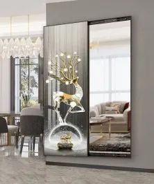 80*150 Cm Gorgeous Mirror Art Painting With Deer