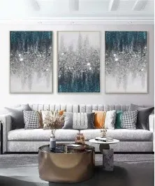 60*90 Cm Crystall Porsalein Painting Decorative For Living Room  And 3D Effect