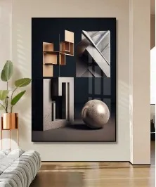 Black Frame 60*90 Cm Crystall Porsalein Painting American Style For Living Room