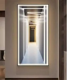 3D Effect Black Frame Modern Classic Style With Lighting